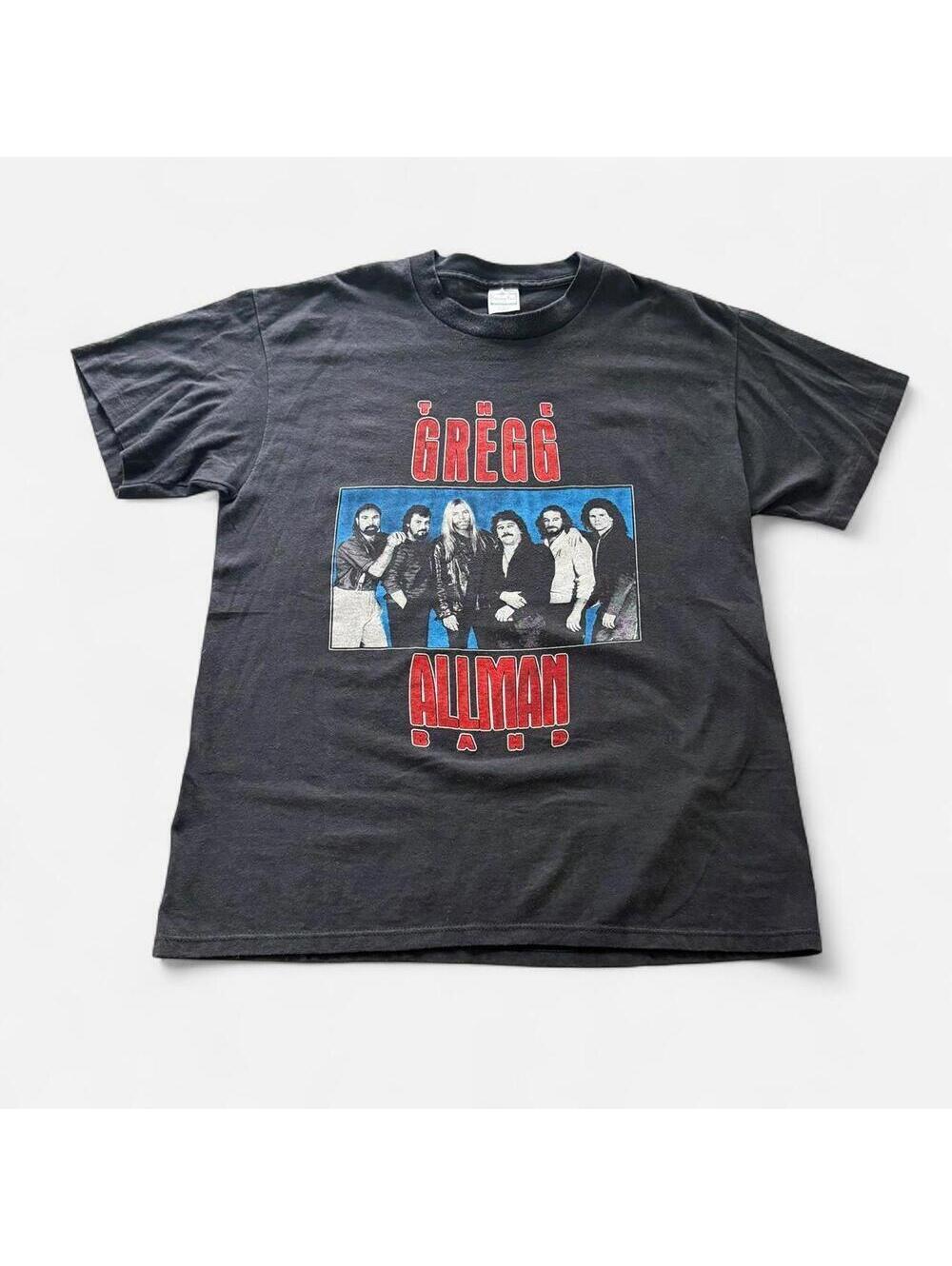 Vintage 80s Gregg Allman Band IM NO ANGEL Band tee Size XL